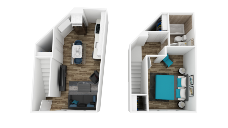 Catherine Street Chase Catherine Street Chase Floor Plan Unit 2, 1-Bedroom 