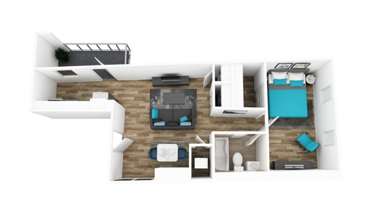 Catherine Street Chase Catherine Street Chase Floor Plan Unit 33, 1-Bedroom 