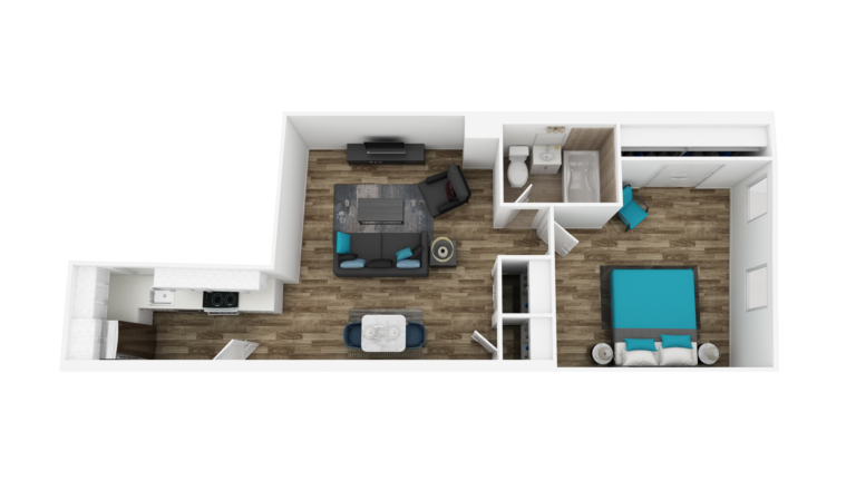 Catherine Street Chase Catherine Street Chase Floor Plan Unit 34, 1-Bedroom 