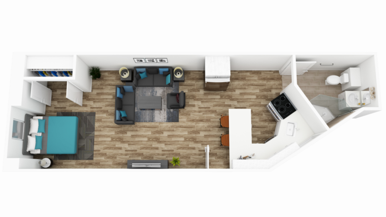 Catherine Street Chase Catherine Street Chase Floor Plan Unit 4, Studio 