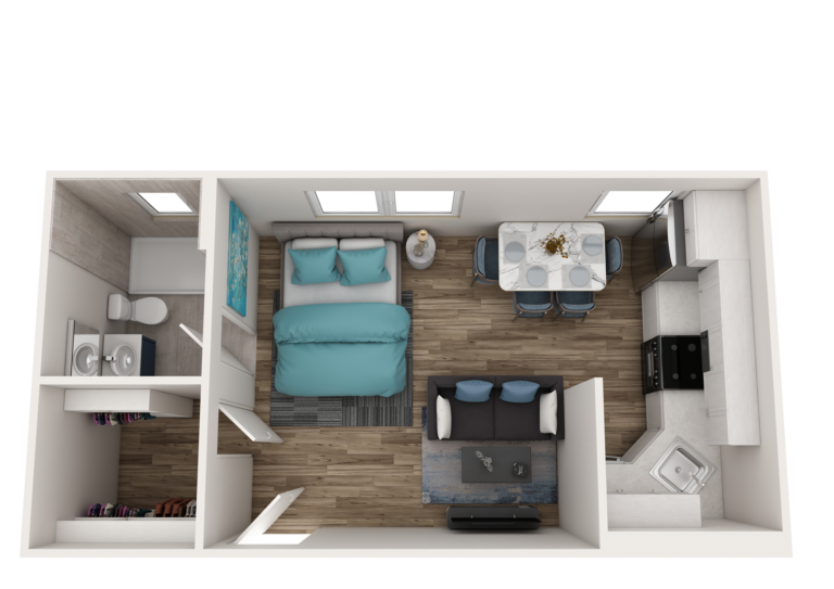 Drexel Court Drexel Court Floor Plan C - A12, B18, B33, Studio 