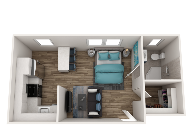 Drexel Court Drexel Court Floor Plan D - A16, A23, A36, B27, B32, Studio 